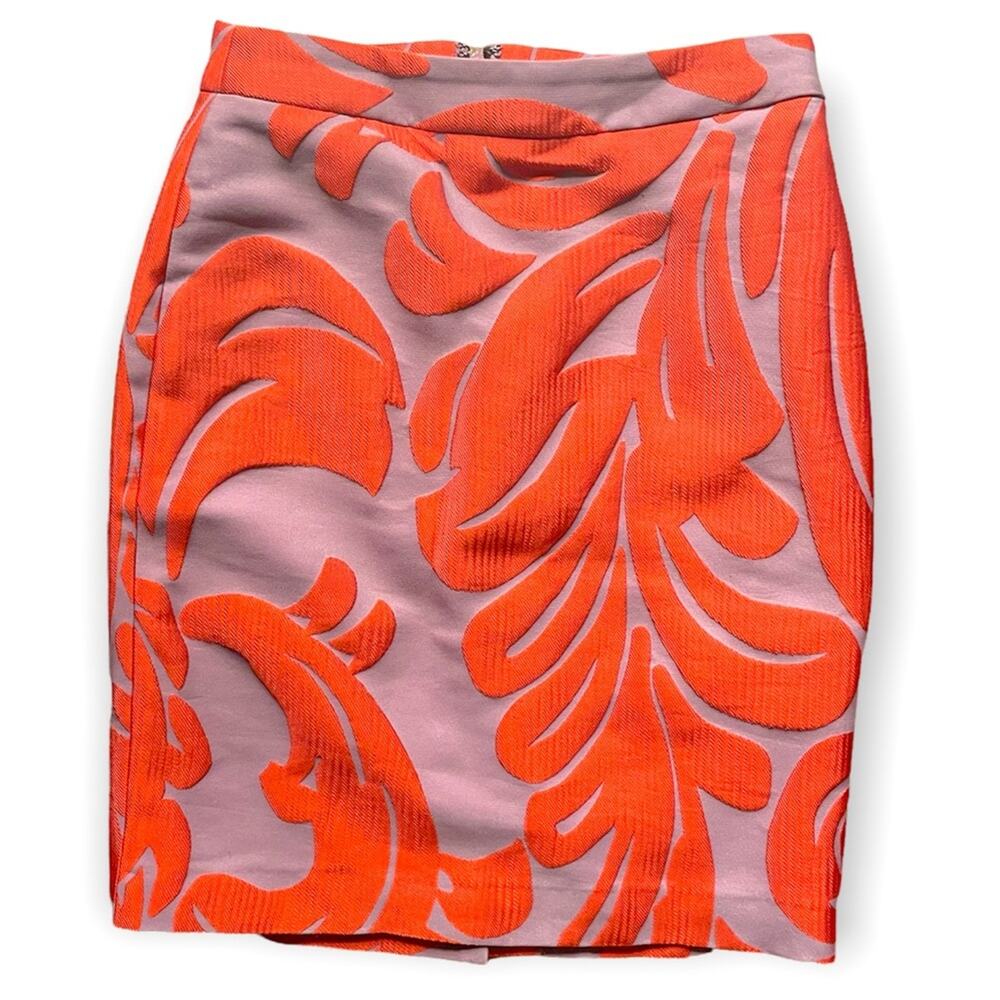 Ann Taylor Jacquard skirt- petite 00P